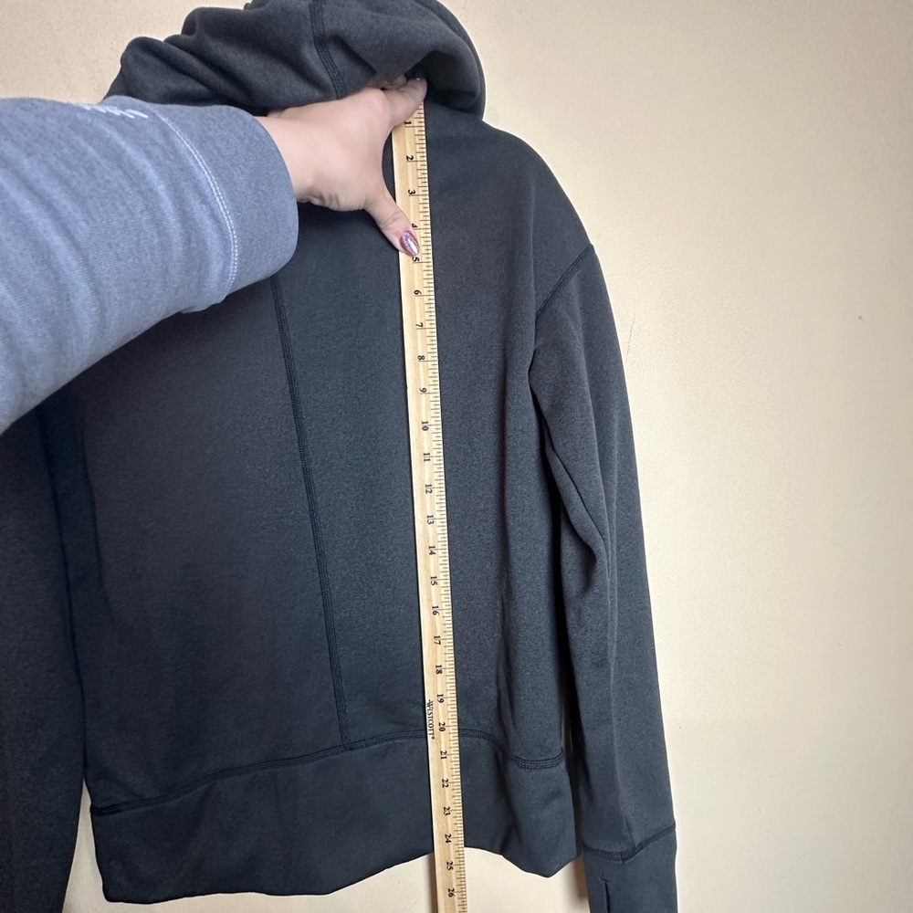 North Face Gray Funnel Neck Hoodie Pullover Sweatshirt Women’s Size Medium - Picture 13 of 15